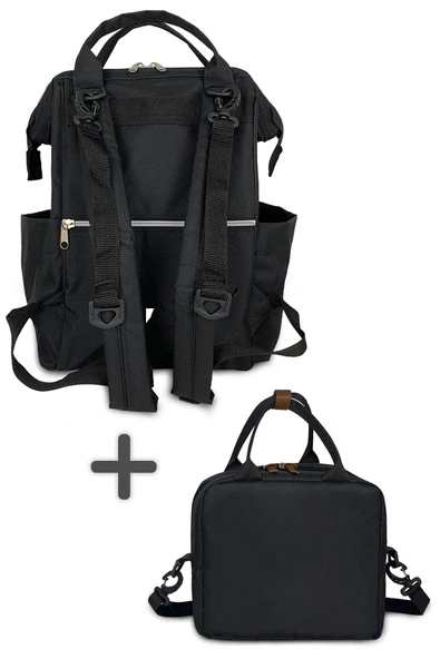 Stylo Paris Anne Bebek Bakım Çantası Ve Isı Yalıtımlı Food Termos Çanta 2'li - 4