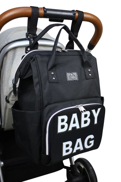 Stylo Paris Baby Bag Baskılı Anne Bebek Çantası - 3