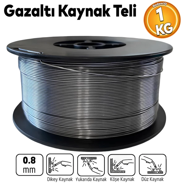 Gazaltı Kaynak Teli Özlü Tel Gazsız 0.80 MM 1 KG