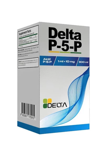 Delta P-5-P Pridoksal 5 Fosfat Vitamin B6 Şurup 300 ml