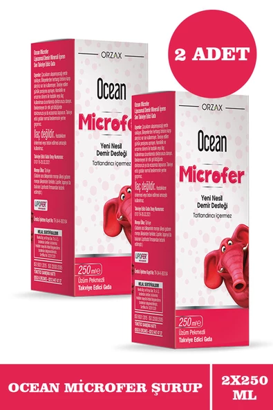 Ocean Microfer Şurup 250 ml 2 Adet