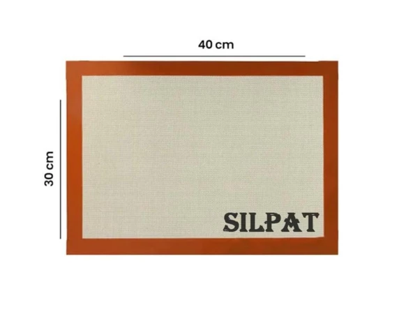 3B Trend Silpat Kendinden Yağlı Silikon Pişirme Matı - 3
