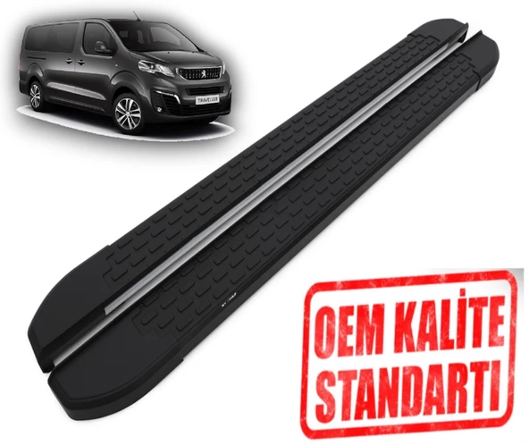 EXPERT TRAVELLER * KISA ŞASE * 2017 2018 2019 2020 2021 2022 2023 ARACA ÖZEL NEVADA SİYAH YAN BASAMAK ürün görseli 1