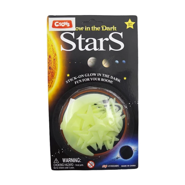 Ctoys Karanlıkta Parlayan Yıldızlar Ctoy-sg-21022abc