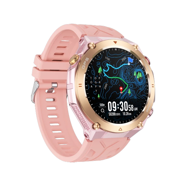 Zcwatch V1024 GPS Outdoor Tank2, Bt Call, Spor Sağlık, 1 ATM Profesyonel Akıllı Saat - 11