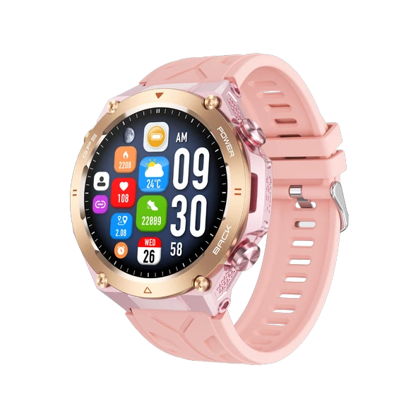 Zcwatch V1024 GPS Outdoor Tank2, Bt Call, Spor Sağlık, 1 ATM Profesyonel Akıllı Saat - 9