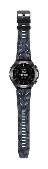 Zcwatch V1024 GPS Outdoor Tank2, Bt Call, Spor Sağlık, 1 ATM Profesyonel Akıllı Saat - 4