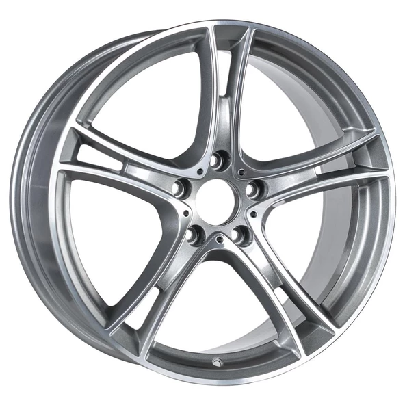 EMR-19247-08 9.0x19" -5x120 ET45 66.6 Silver Diamond Jant (4 Adet)
