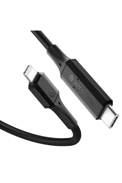 USB-C to Lightning (1 Metre) Hızlı Şarj/Data Kablosu 100W Güç PB1901 Black - 000CA26491