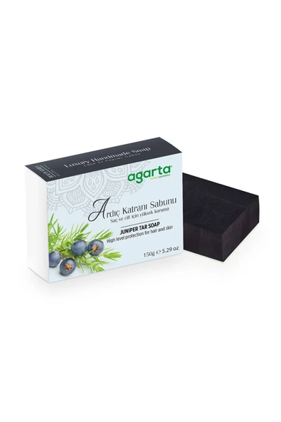 Agarta Doğal El Yapımı Ardıç Katranı Sabunu 150 Gr.