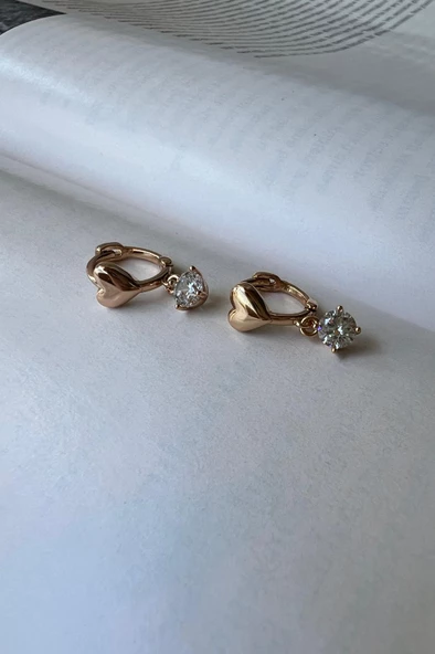 MONALİSA ALTIN KAPLAMA KÜPE ürün görseli 1