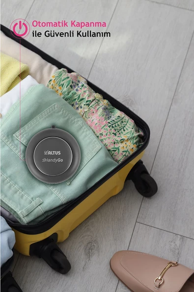 Altus Al 5533 A Handygo 2'si 1 Arada Seyahat Ütüsü & Kırışıklık Giderici (GRİ) - 7