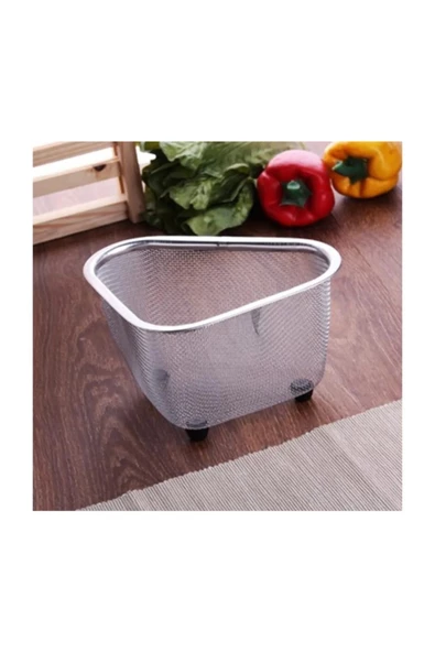 Fame Kitchen Paslanmaz Çelik Çok Amaçlı Pratik Lüx Mutfak Süzgeç Seti-3 Parça - 8