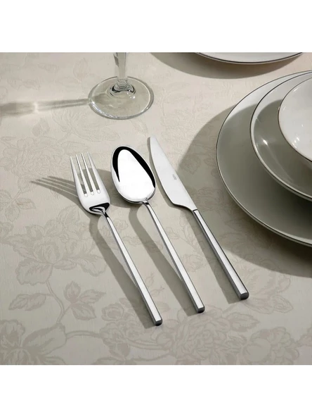 Nehir Gloria Sade 12 Kişilik 72 Parça Çatal Kaşık Bıçak Takımı - 4