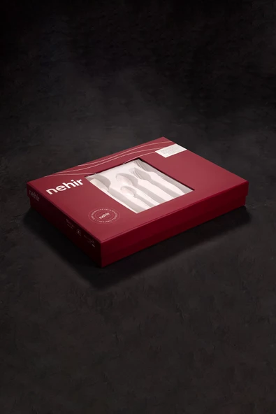 Nehir Gloria Sade 12 Kişilik 72 Parça Çatal Kaşık Bıçak Takımı - 9