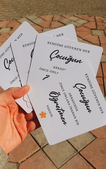 Öğretmenler Günü 24 kasım 4 Lü Tebrik , Hediye , Not Kartı - 4