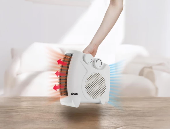 Sinbo Fanlı Isıtıcı 2000w Sıcak - Soğuk ve Yatay - Dikey Kullanıma Uygun SFH-6940 - 5