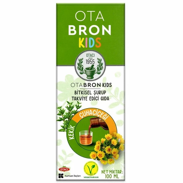 Otacı Otabron Kids Kekik ve Çuhaçiçeği Bitkisel Şurup 100 ml