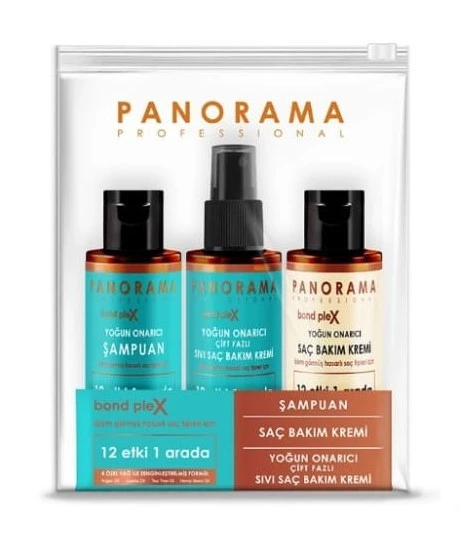 Panorama Professional 3'lü Şampuan ve Saç Krem Seti (75 ML + 75 ML + 75 ML)