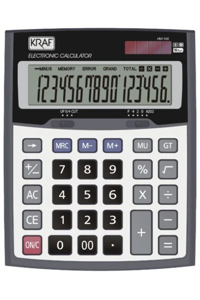 KRAF Hesap Makinesi Masaüstü 16 Hane Hm-165 ürün görseli