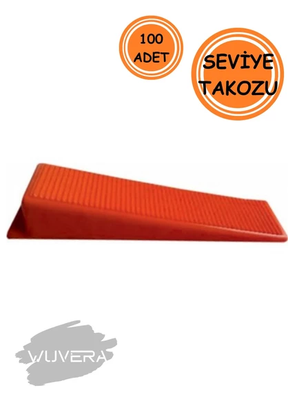 WUVERA Fayans Seramik Seviye Tespit Derz Artısı Derz Klipsi Sabitleme Takozu 100 Adet (1pak) - Resim 2