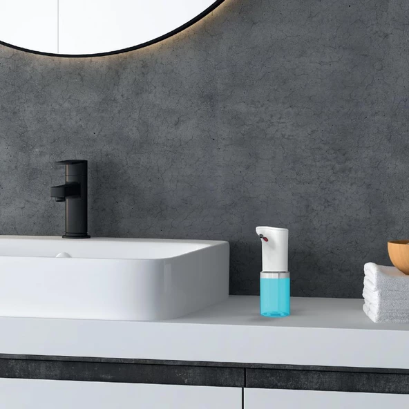 UMIE SL-U02 300ML Siyah/ Beyaz *4xAA Pil Sensörlü Sıvı Sabunluk UMIE - 3