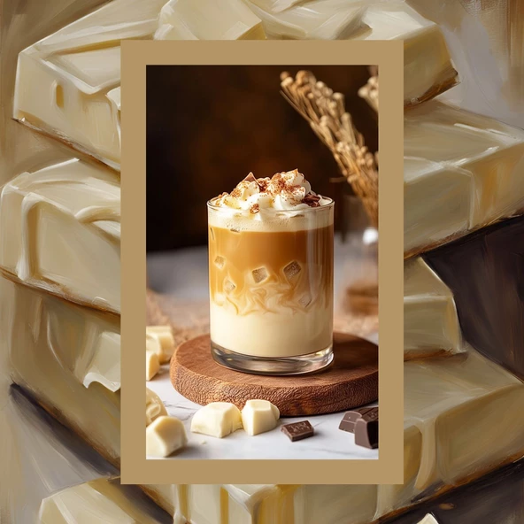 White Chocolate Coffe Beyaz Çikolata Aromalı Kahve Çekirdek Kahve 200 gr - 3