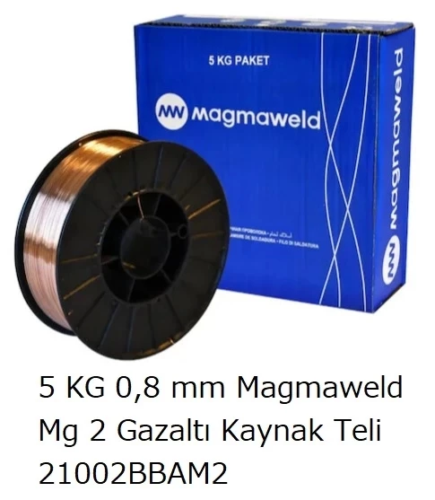 Magmaweld Mg 2 Gazaltı Kaynak Teli 0.8 MM 5 KG - 21002BBAM2