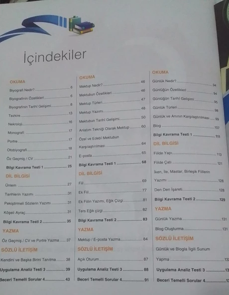 Tsunami Yayınları - 9.Sınıf Kavramsal Türk Dili ve Edebiyatı Dergileri ( 4 Fasikül ) - 6