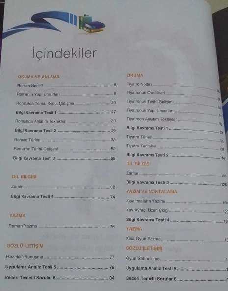 Tsunami Yayınları - 9.Sınıf Kavramsal Türk Dili ve Edebiyatı Dergileri ( 4 Fasikül ) - 5