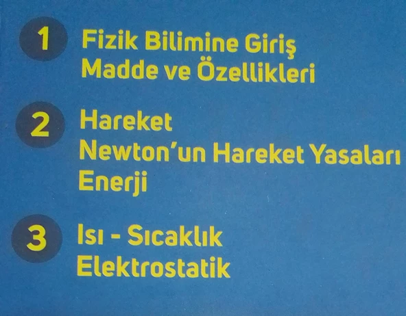 Tsunami Yayınları - 9.Sınıf Kavramsal Fizik Dergileri ( 3 Fasikül ) - 2