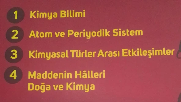 Tsunami Yayınları - 9.Sınıf Kavramsal Kimya Dergileri ( 4 Fasikül ) - 2