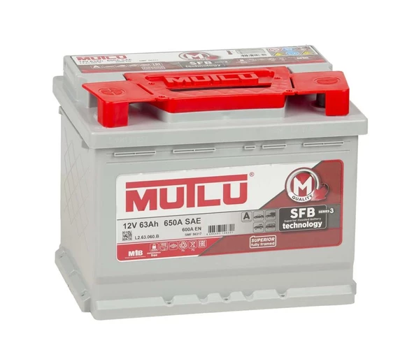 Mutlu 12 Volt 63 Amper Ters Kutup 43.Hafta 2024 Üretim Akü