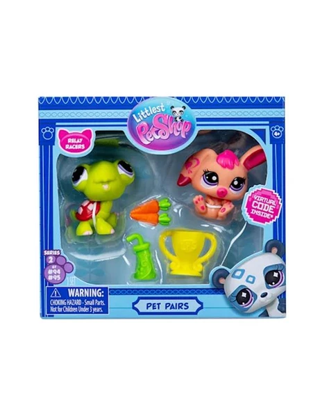 Littlest Pet Shop Minişler 2li Paket S2 Kaplumbağa ve Tavşan 00587