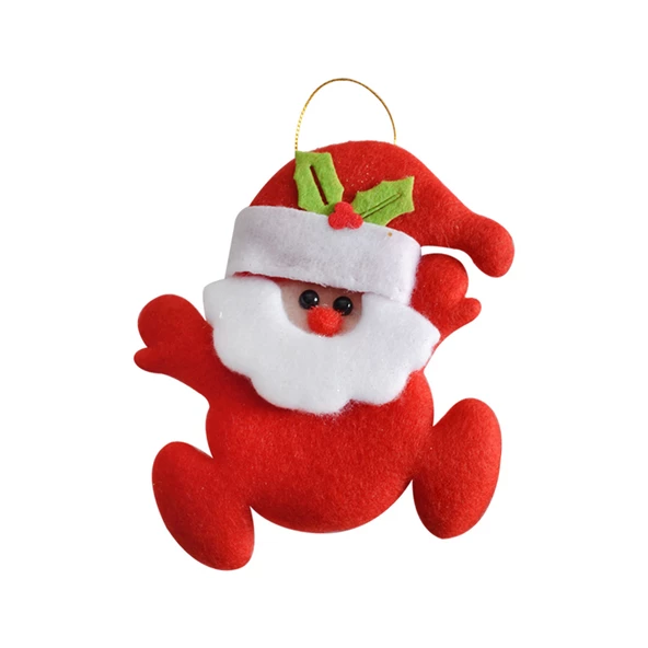 Yılbaşı Noel Baba Kırmızı Asma Süs 10 cm
