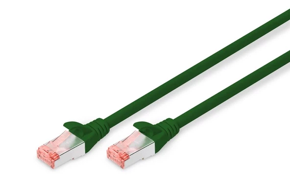 Digitus Zırhlı Patch Kablo Cat6 Yeşil (3m)