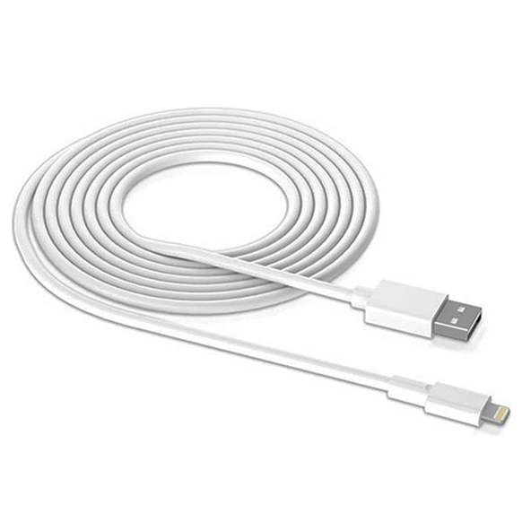 Powermaster PM-24123 Beyaz 3 Metre 2 Amper İphone Lightiıng Şarj Data Kablosu - 4