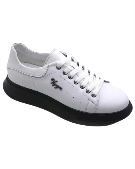 Voyager 6677 Mr Erkek Beyaz Nata Deri Günlük Spor Ayakkabı - 3