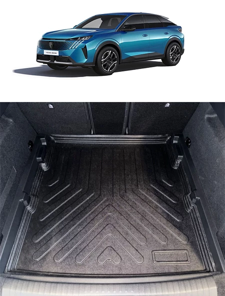 Rizline Peugeot 3008 Hybrid 2024 Sonrası 3D Bagaj Havuzu Alt Kademe