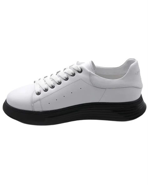 Voyager 6677 Mr Erkek Beyaz Nata Deri Günlük Spor Ayakkabı - 2