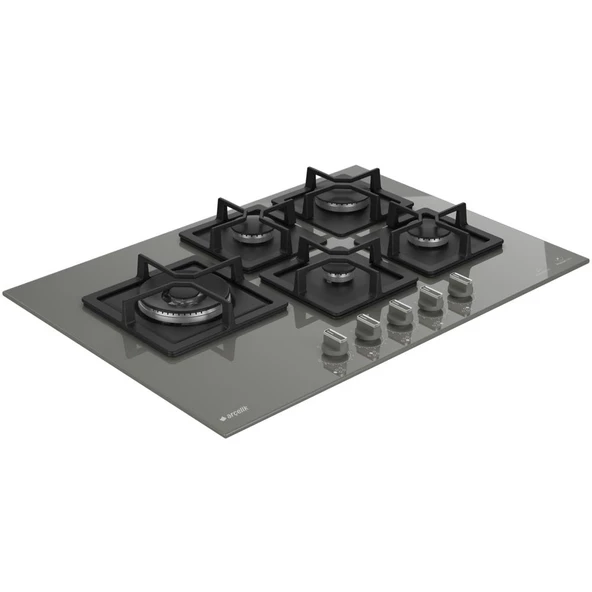Arçelik OCD K 752-2 DWKYG Wok Gözlü Gri Cam Ankastre Ocak - 2