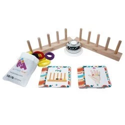 ZET Zeka Ring Ahşap Zeka ve Akıl Oyunu 3+ Yaş 2 Oyuncu - 3