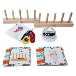 ZET Zeka Ring Ahşap Zeka ve Akıl Oyunu 3+ Yaş 2 Oyuncu - 7