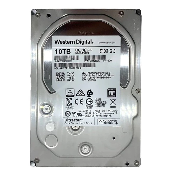 WD Ultrastar DC HC330 Enterprise 10TB -0B42266 - 4