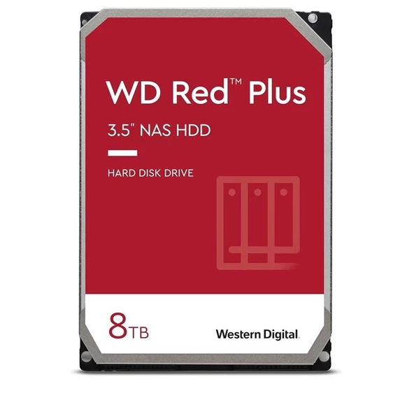 WD Red Plus Nas 8TB 3.5" 5640Rpm SATA (WD80EFPX) - 4