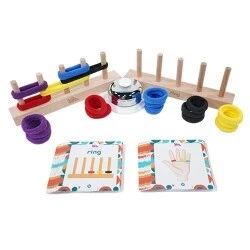 ZET Zeka Ring Ahşap Zeka ve Akıl Oyunu 3+ Yaş 2 Oyuncu - 9