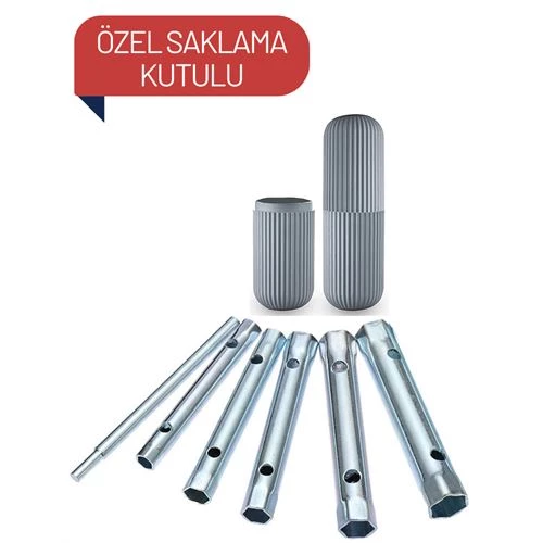 ModaCar 4 TAKIM 8mm-17mm Kovan Tork Anahtar Kutulu Set 713865 Toptan Paket