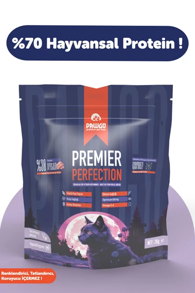 Pawgo Premier Perfection 2 Kg Tavuk Etli Hypoallergenic Premium Kedi Maması-düşük Tahıllı