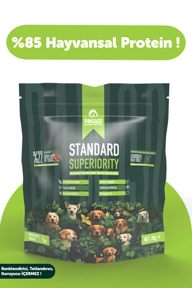 Pawgo Standard Superiority 2 Kg Kuzu Etli Yetişkin Köpek Maması