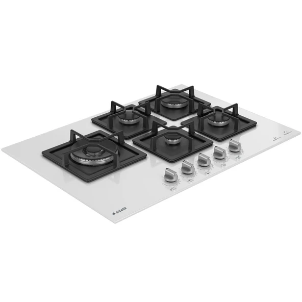 Arçelik OCD K 752-2 DWKYB Wok Gözlü Beyaz Cam Ankastre Ocak - 2